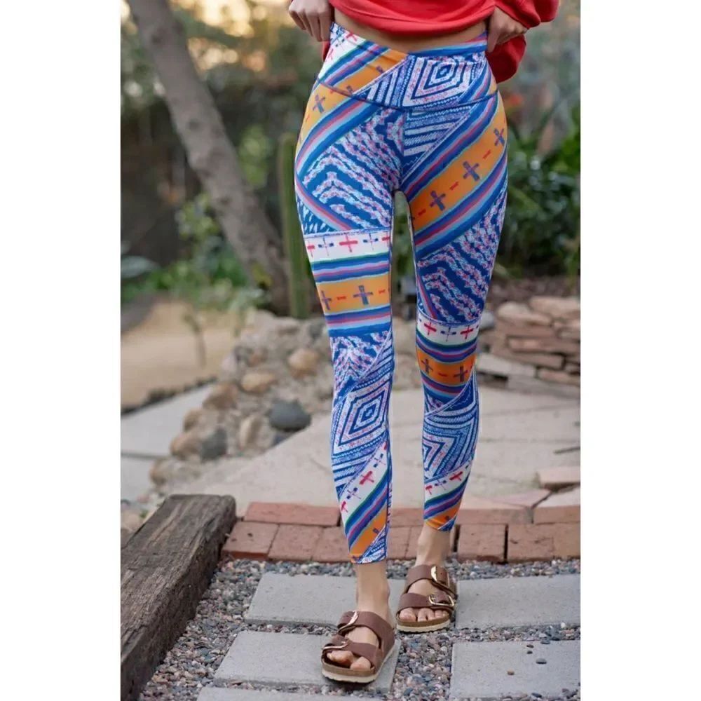 NWOT FP Movement Ashford Lose Control High Rise Leggings in Apres Ski Combo, XS